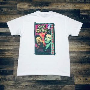 70's Vintage Style Sex Pistols American Tour Band T Shirt